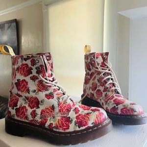 Doc Marten Rose Lace Up Boots